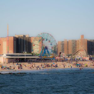 Playful summer in Coney Island, Brooklyn