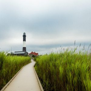 A very familiar view of one's walk from Robert Moses State Park Field 5 to the Fire Island