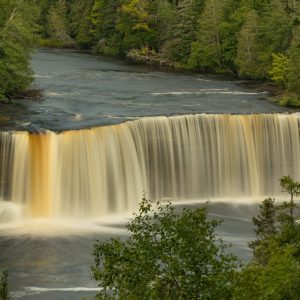 Michigan's wild and remote Upper Peninsula has beautiful waterfalls everywhere, but the king of