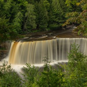 Michigan's wild and remote Upper Peninsula has beautiful waterfalls everywhere, but the king of