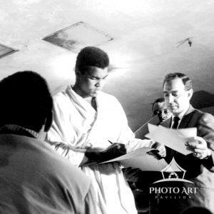 Muhammed Ali in 1967 training in the basement of Madison Square Garden on 8th Avenue and 50th Street