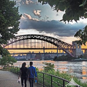 Hell Gate Bridge from Astoria Park