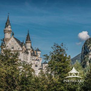 Neuschwanstein Castle II (Bavaria, GE) 22 Neuschwanstein Castle is a nineteenth-century Romanesque Revival palace on a rugged hill above the