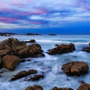 Sunrise along the Monterey Peninsula can be a real treat for those motivated enough to get up before