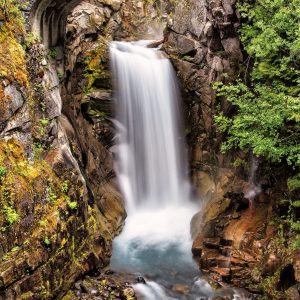 Christine Falls is one of many cataracts located within Mt. Rainier NP, Washington State.