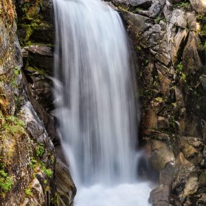 Christine Falls, one of many cascades in Mt. Rainier National Park, Washington, USA.