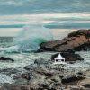 New England Coastline (Glouchester, MA) 55 Neverending yet beautiful waves crash into the rocky coast in Glouchester Massachusetts. © Joanne