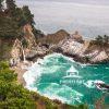 McWay Falls (California, USA) 55 McWay Falls in Big Sur is an 80-foot cascade that makes the perfect picture postcard. In a state