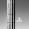 Robert Moses Water Tower 82 Clean black and white capture of the Robert Moses Water Tower.