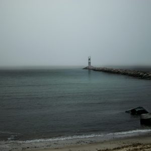 The Bay side of Montauk below Gosmans Dock the evening before Henri hit...