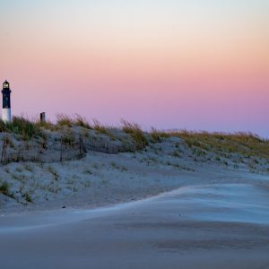 A favorite spot for sunsets. Field 5 at Robert Moses seems like it's merging 2 worlds together. The