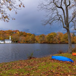 St. John's Church surrounded by beauty as far as the eye can see. I was on my way home and had to
