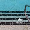 Dive right into the clear blue water of this swimming pool abstract, where the stillness, the color,
