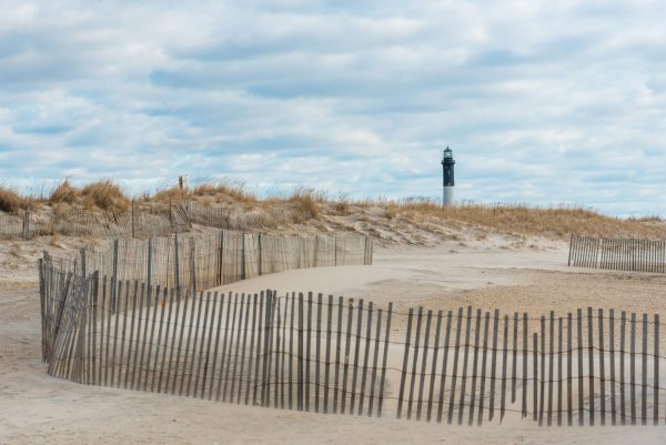 Beautiful winter's day near the Fire Island Lighthouse. Don't let this beautiful moment trick you,