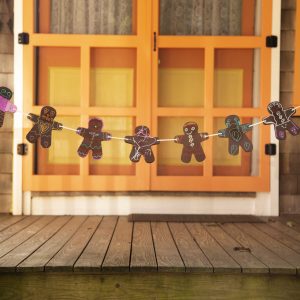 Gingerbread rope across one of the cottages in Oak Bluffs, Martha's Vineyard - Massachusetts.