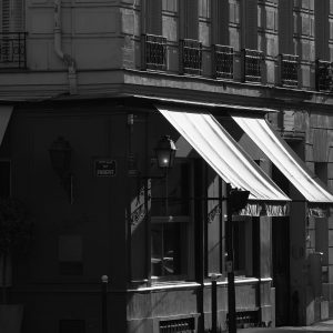 This chic restaurant on the corner of Rue Fabert and Rue de l'Universite is transported back 150