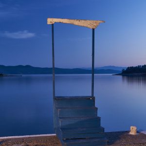 Greece is magical. Always. In the absence of a waiting water taxi, these embarcation steps on a