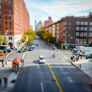 Miniature World 86 This was taken while on The High Line looking down at one of the intersections. I love how the
