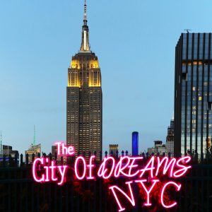 City of Dreams – NYC 71 Rooftop view of the Empire State Building.