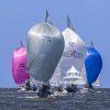 Awesome View 48 When J/24s are heading directly towards you under spinnaker, it is hard not to appreciate the beauty
