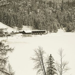 Snow day in Mittenwald, Germany