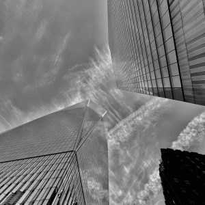 Its look like theses building touch each other.