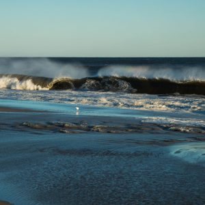 Part of a series of large waves at Robert Moses as Hurricane Irma passed the Island well to the east