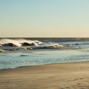 Part of a series of large waves at Robert Moses as Hurricane Irma passed the Island well to the east
