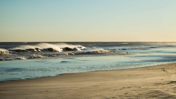 Part of a series of large waves at Robert Moses as Hurricane Irma passed the Island well to the east