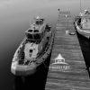Two boats B&W 44 I like the diagonal symmetry in this image.