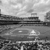 Before the game B&W 101 This was my firs time that I attend a baseball game.