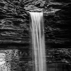 One of the 19 waterfalls on the Gorge Trail at Watkins Glen State Park.