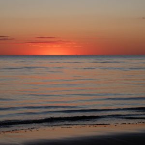 One of many perfect sunsets from the cliffs overlooking First Encounter Beach in Eastham, MA on Cape