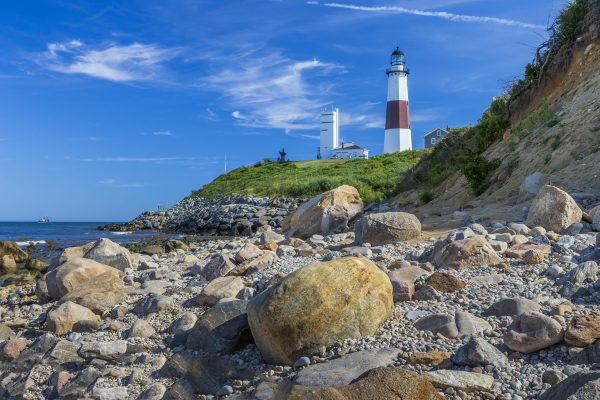 The lone sentry at the east end stands duty over the Montauk Bluffs.