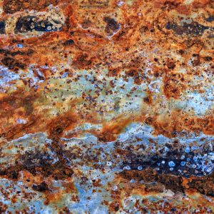 Rusted corrugated sheet metal; part of my "Beauty In Decay" series of images.