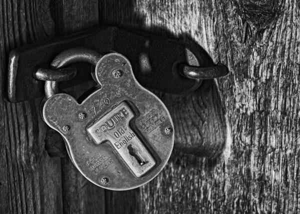 Old lock located on New Echota Historical Site.