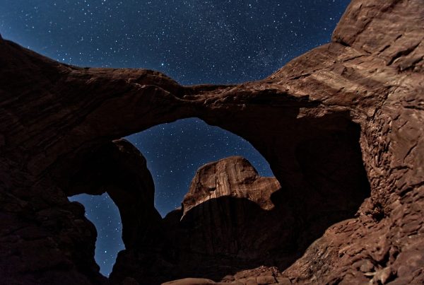 Double Arch at Night - Long Exposure