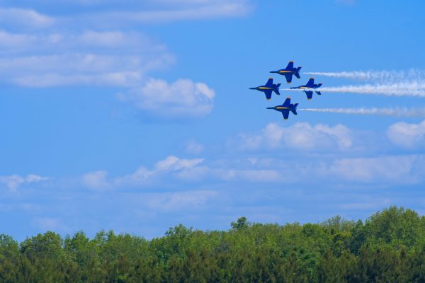 Blue Angels demonstration team performing at Vidalia Air Show.