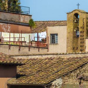 The rooftops of Rome, Italy are a testament to the ancient city’s architectural and cultural