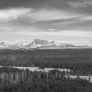 Wide open spaces are the norm in Yellowstone National Park. This view shows the vastness of the