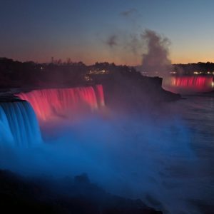 Colorful Niagara Falls