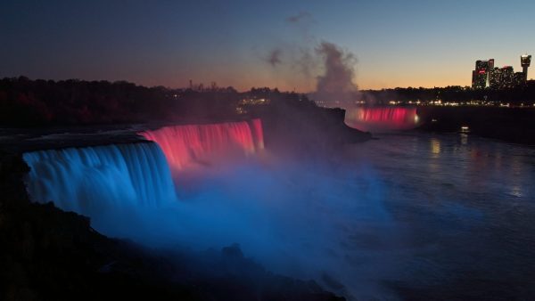 Colorful Niagara Falls