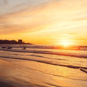 La Jolla Shores is a small beachfront community tucked between downtown La Jolla and the UC San