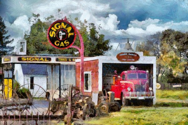 The photograph is digitally painted using severial types of software to create this image.