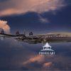 Lockheed Constellation on display at JFK Airport.
Photoshop puts it in the air.