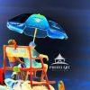 Stylized photo of Long Beach Lifeguards