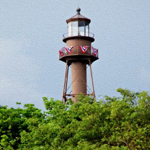 This Light House is Located on Sanibel Island ,Florida, at the end of this island.