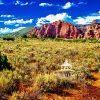 Kolob Terrace Section of Zion National Park in Utah. The Kolob Terrace offers a 21 mile scenic drive