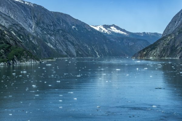 A sweeping view coming into Endicott Arm, a beautiful fjord near Juneau, Alaska.