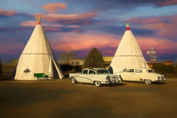 Step into a whimsical world of serenity and nostalgia with "Oasis Retreat." This enchanting